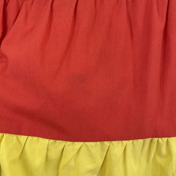 Hanna Andersson Dress Girls 5/110 cm Rainbow Stripe Sundress Tank Long Lined Bow - Picture 15 of 16